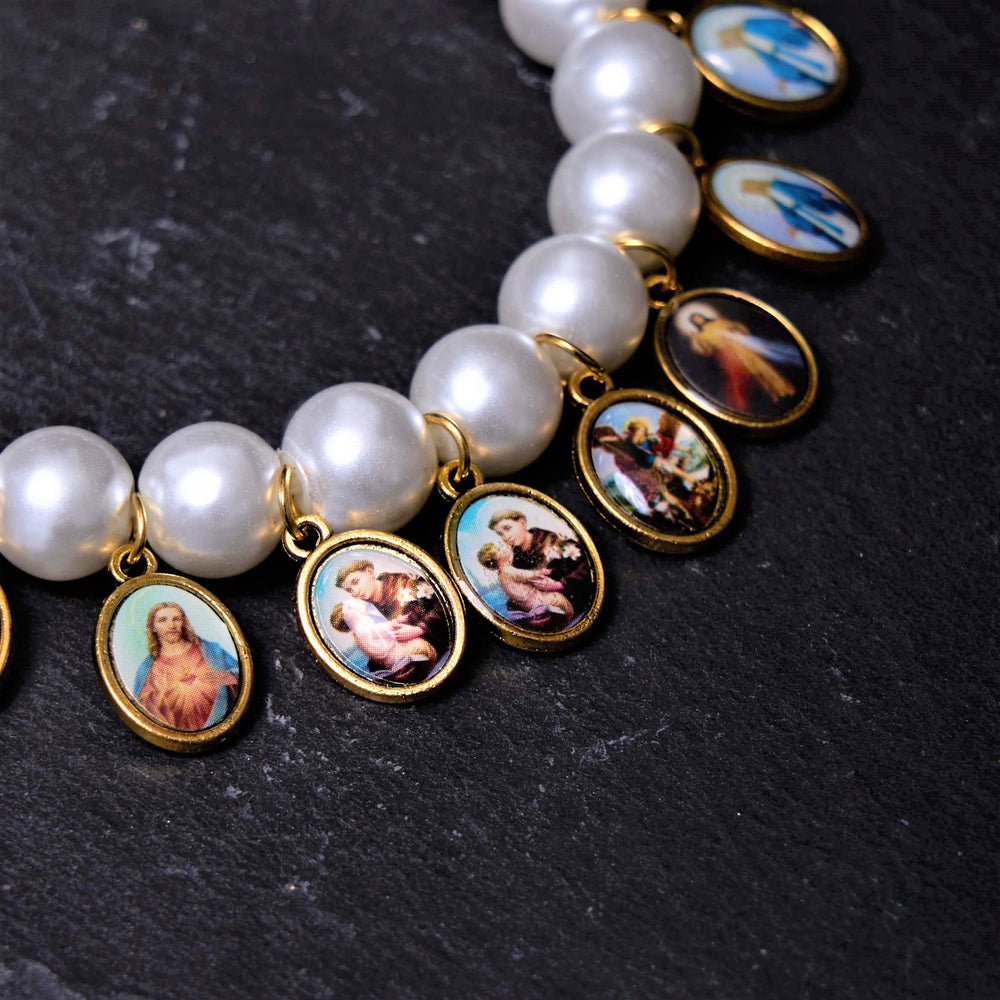 Pulseira Nossa Senhora de Pérola Vintage