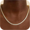 Clarice Tennis Necklace | Gold