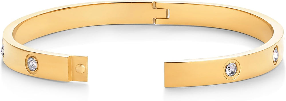 Pulseira Stela Bracelete com Pontos | Dourado