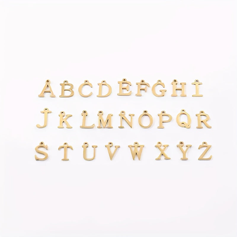 Pulseira Dora Corrente Cruz e Letra | Dourado