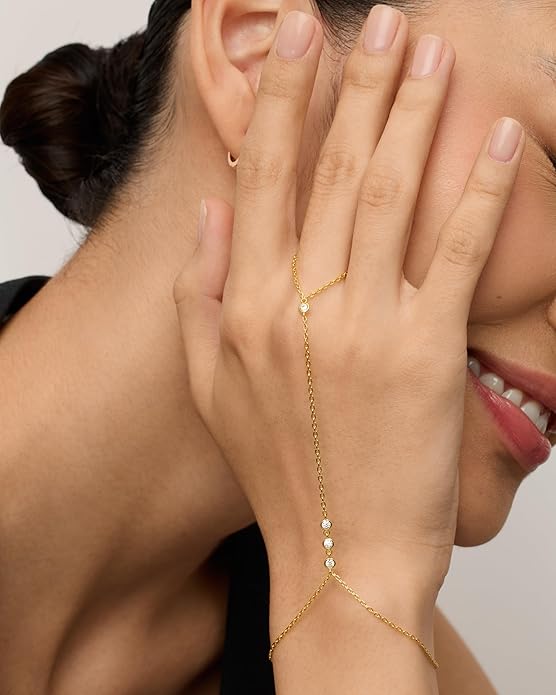 Pulseira Matilde Corrente de Mão | Dourado