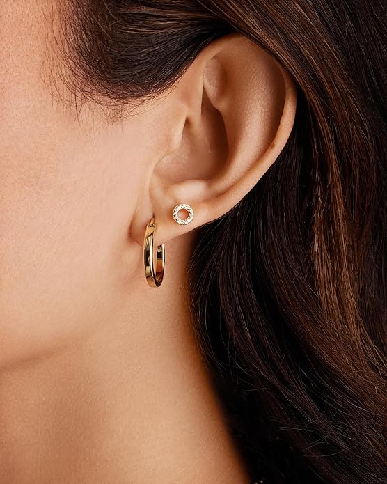 Jandira Small Hoop Earrings | Gold