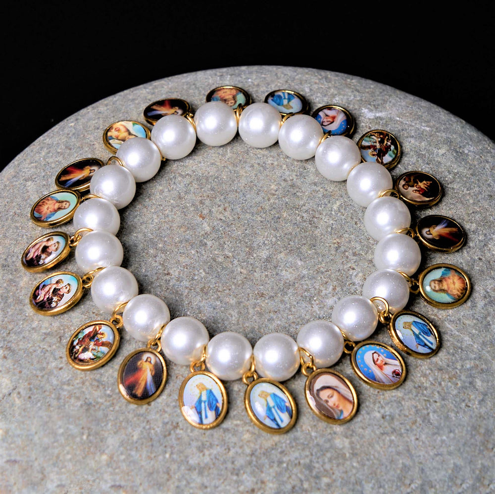 Pulseira Nossa Senhora de Pérola Vintage