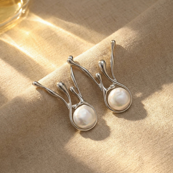 Artisan Pearl Earrings