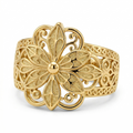 Lívia Filigree Flower Ring | Gold