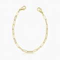 Pulseira Manuela Elos Retangulares | Dourado