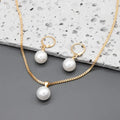 Golden Pearl Jewelry Set | Gold