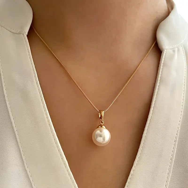 Golden Pearl Jewelry Set | Gold