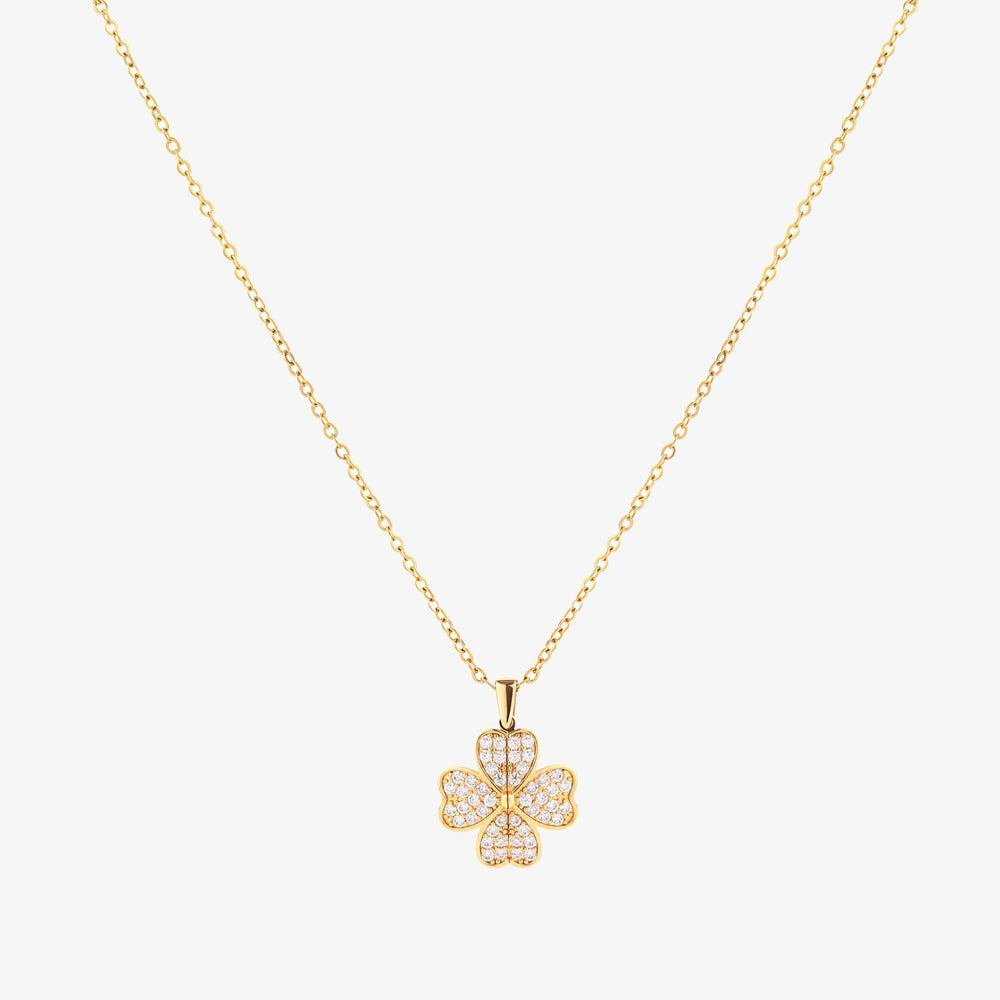 Heart Bloom Necklace | Gold