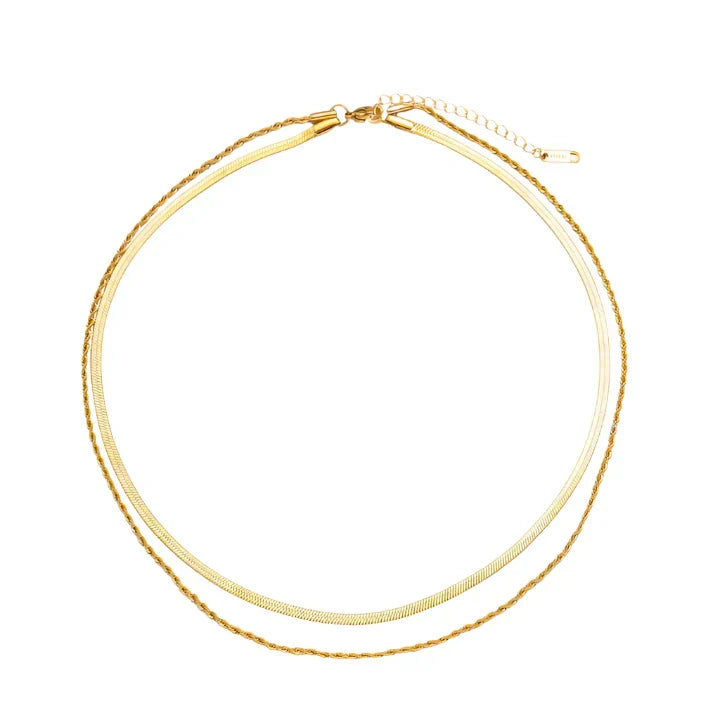 Juliana Solvia Necklace | Gold