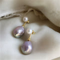 Lilac Pearl Earrings