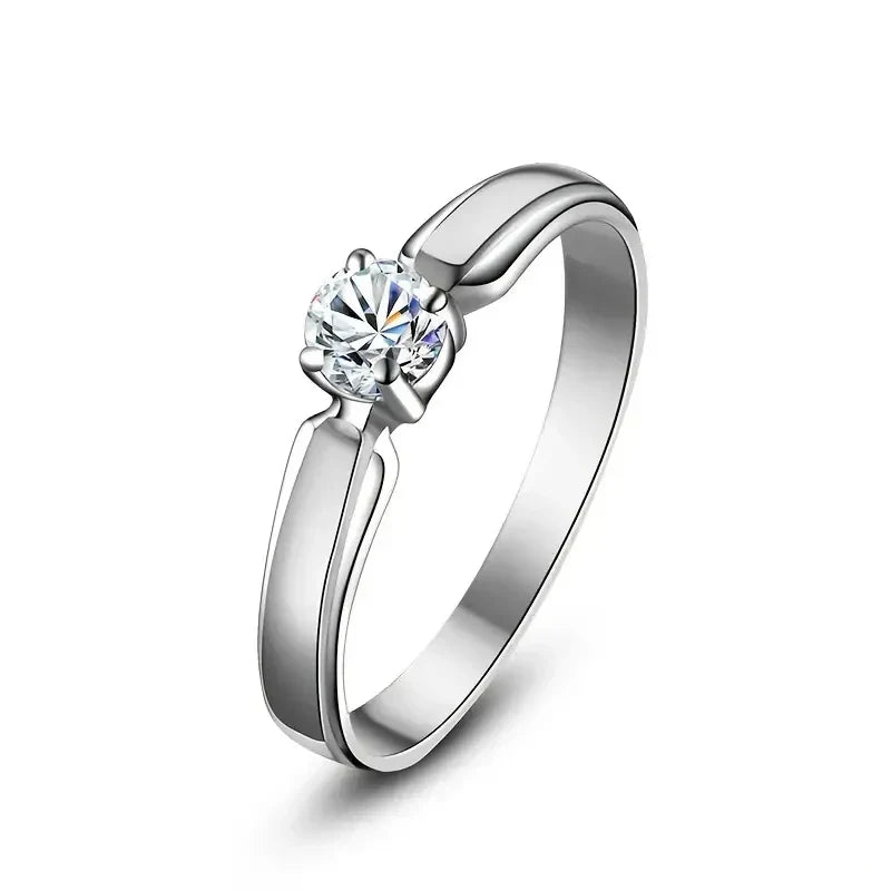 Aída Solitaire Ring | Silver