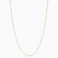 Laura Fine Box Chain Necklace | Gold