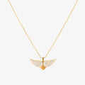 Colar Cândida Pingente Asas de Anjo | Dourado
