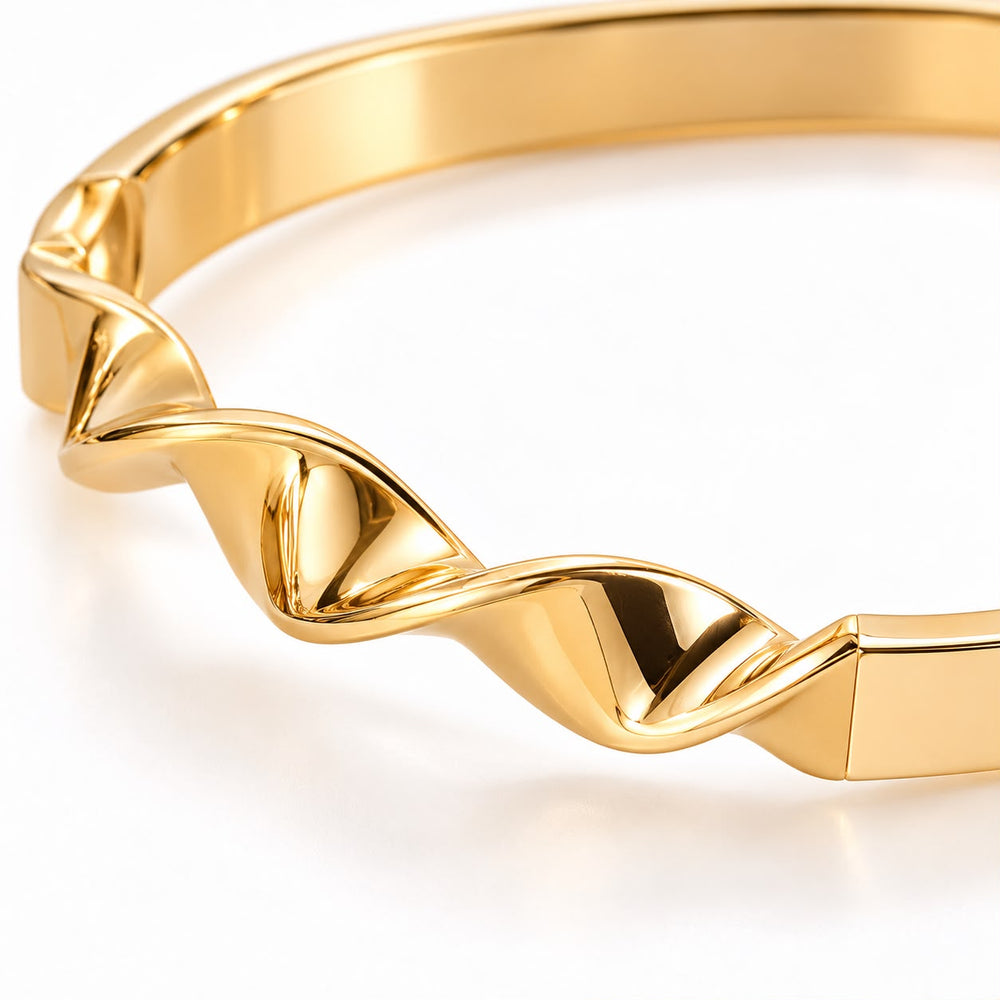 Conjunto de Pulseiras Aline Nó | Dourado