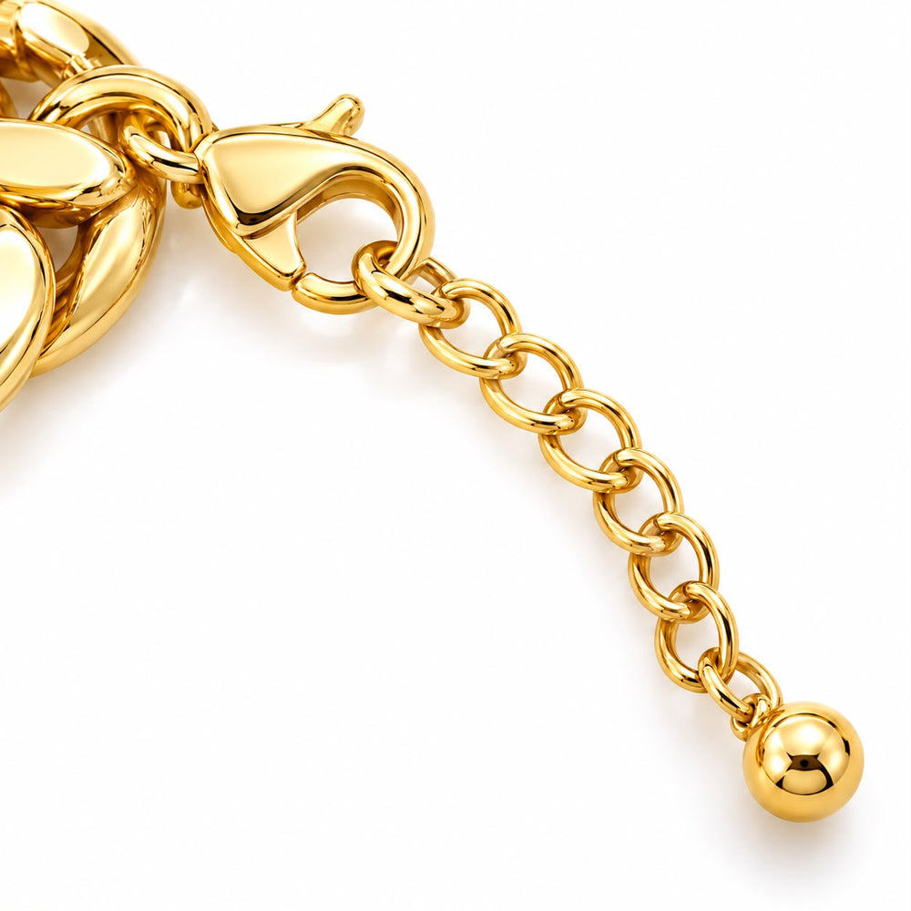 Ângela Chunky Cuban Link Necklace | Gold
