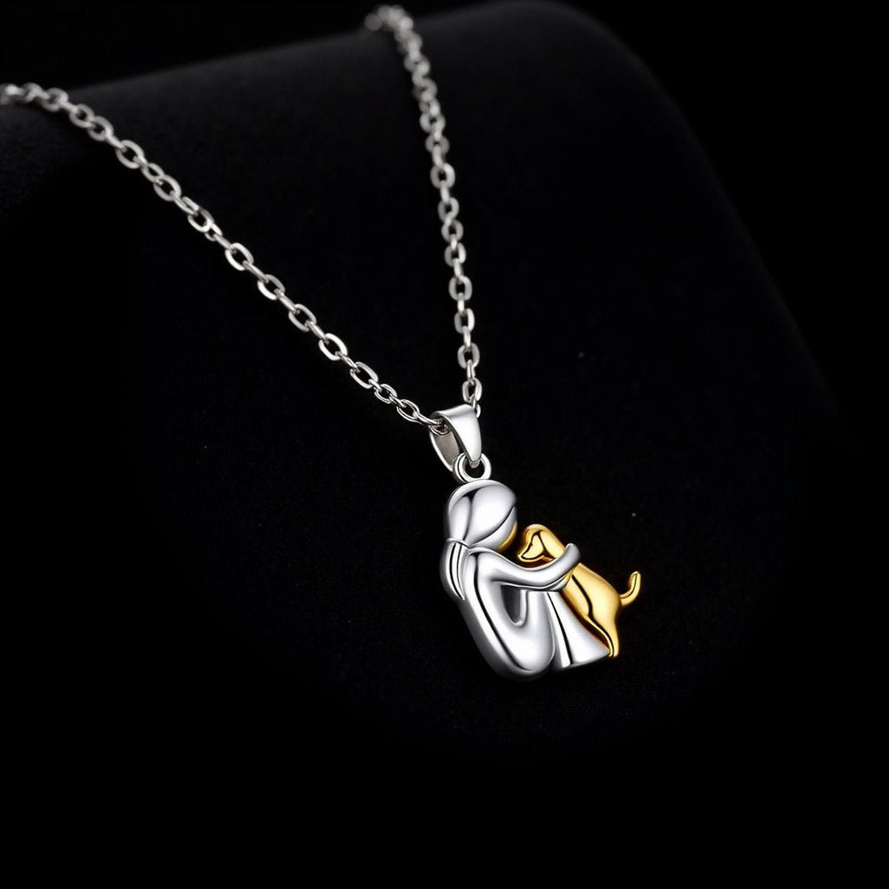 Wynter Hug Pendant with Matching Earrings