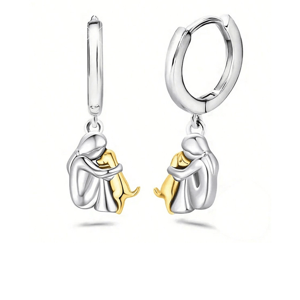Wynter Hug Pendant with Matching Earrings