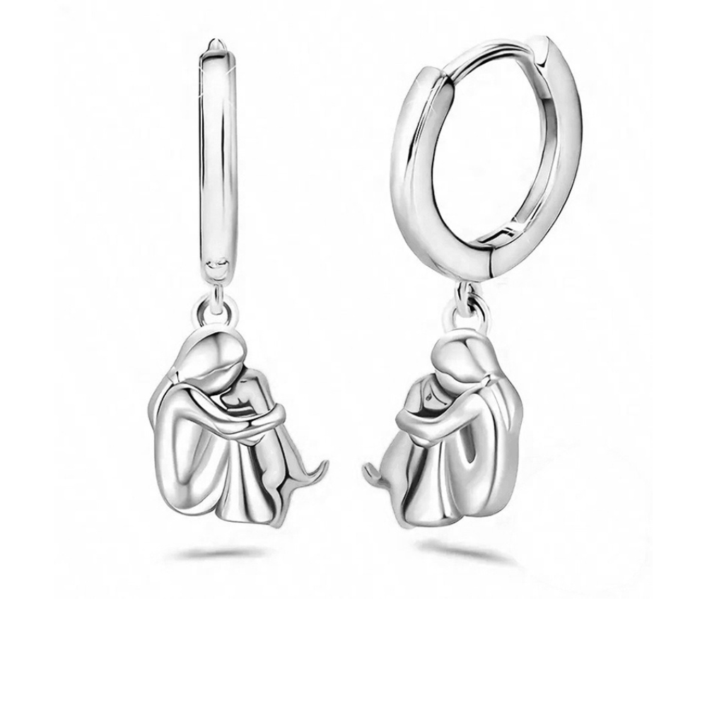 Wynter Hug Pendant with Matching Earrings