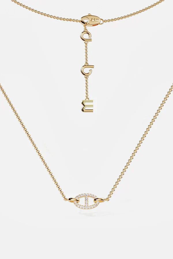 Vilma Mariner Link Pendant Necklace | Gold