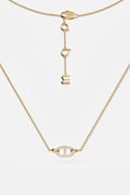 Vilma Mariner Link Pendant Necklace | Gold