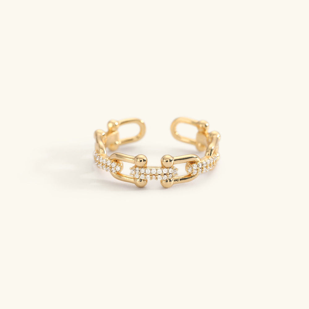 Anel Clara Dourado