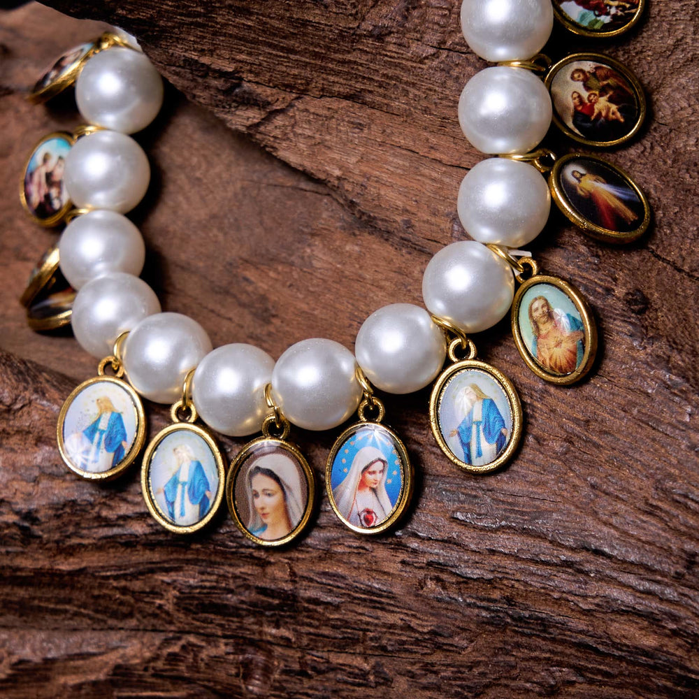 Pulseira Nossa Senhora de Pérola Vintage