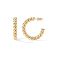 Anita Rope Twist Hoop Earrings | Gold