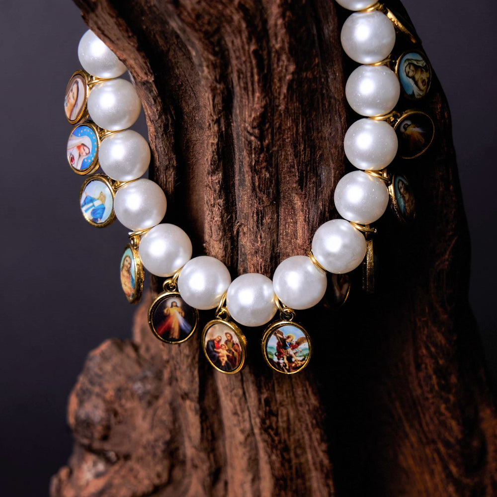 Pulseira Nossa Senhora de Pérola Vintage