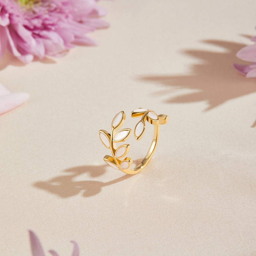 Anel Chiara Folhas | Dourado