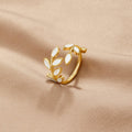 Anel Chiara Folhas | Dourado