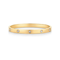 Pulseira Stela Bracelete com Pontos | Dourado